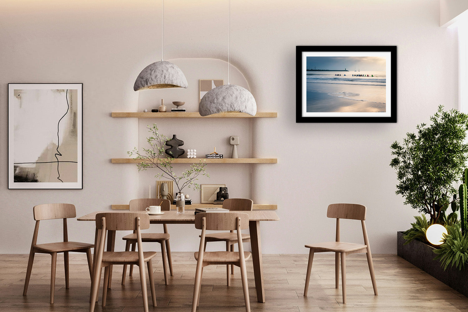 Affiche Longe Côte à Pornichet – Poster Déco Bord de Mer