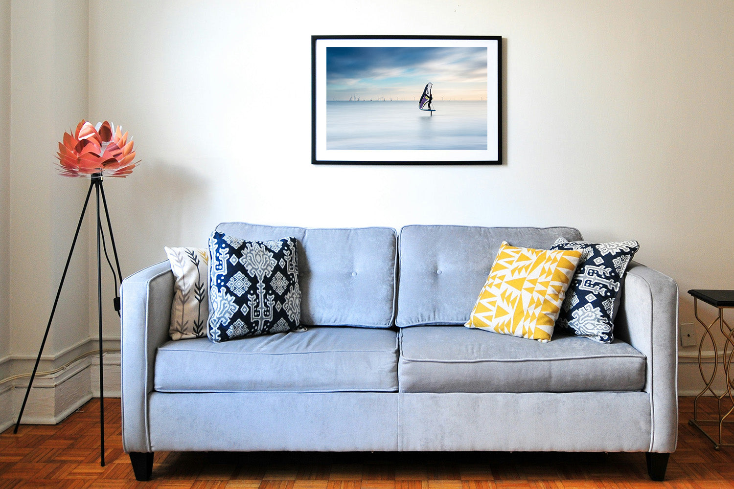 Affiche Wing Foil sur l'Océan – Poster Déco Glisse & Bord de Mer