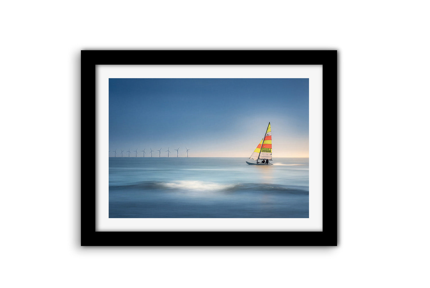 Affiche Voilier dans la Baie de Pornichet – Poster Déco Bord de Mer