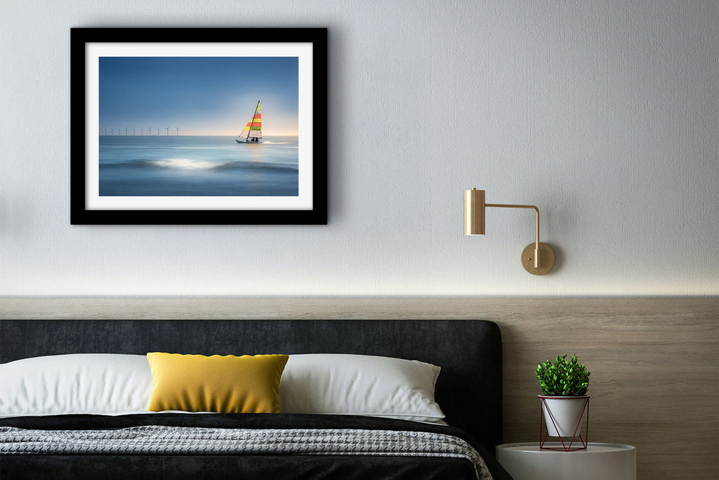 Affiche Voilier dans la Baie de Pornichet – Poster Déco Bord de Mer