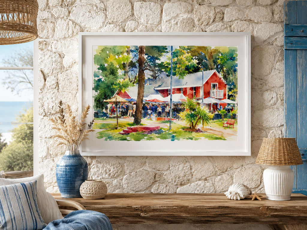 Affiche Mini-Golf de La Baule — À imprimer chez soi
