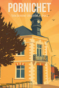 Affiche Pornichet – Ancienne Mairie 1912 | Poster Vintage Architecture