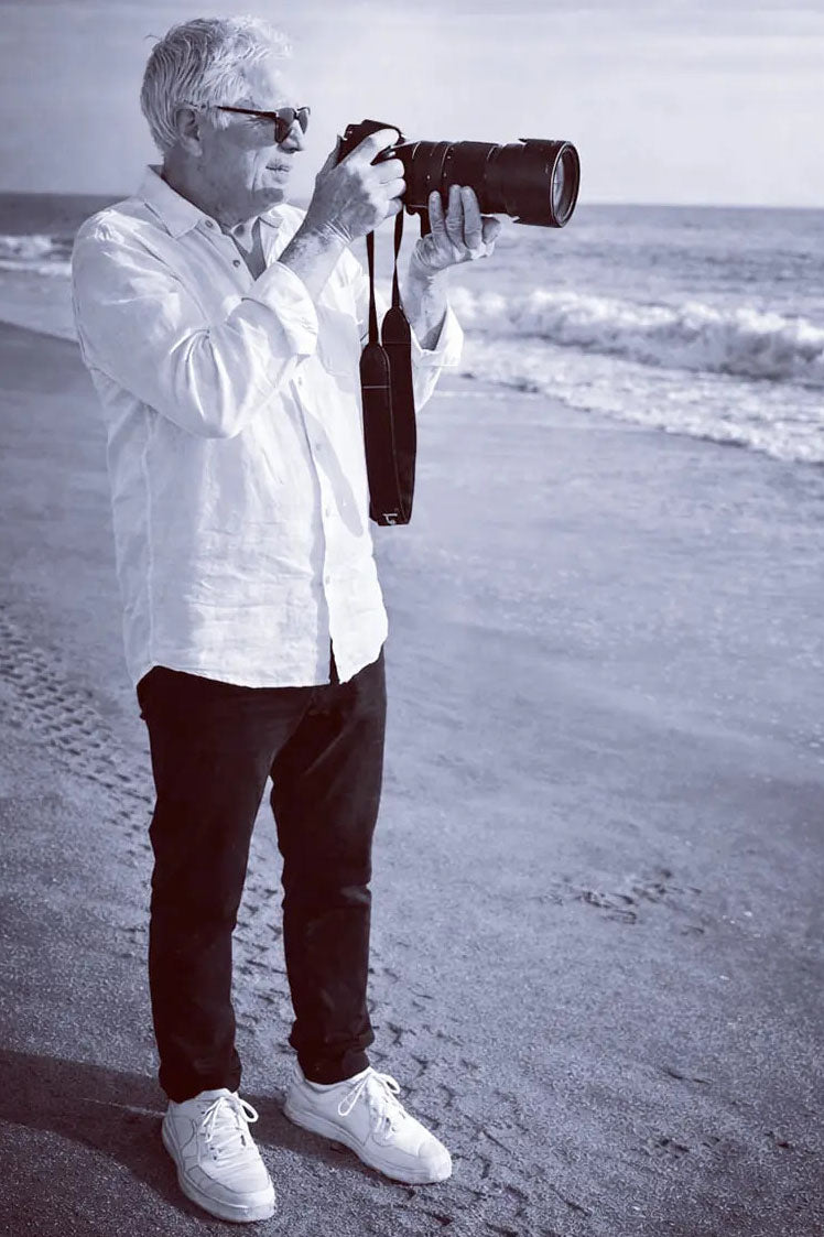 Patrick Garnier Photographe sur la plage à Pornichet