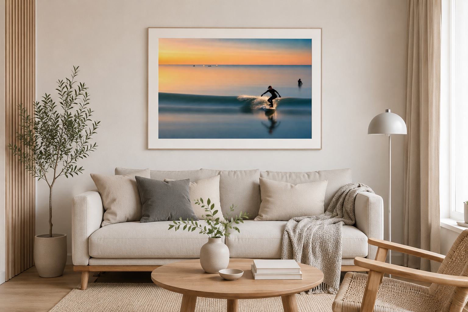 Surfer sur la Vague – Plage Benoît La Baule | Photo Pause Longue Surf Atlantique