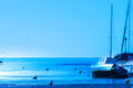Affiche Bateau à l’échouage – Photo Déco Bord de Mer Bleue
