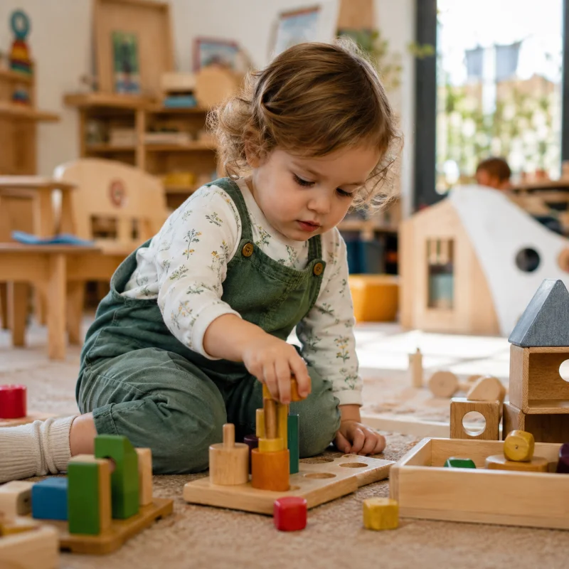 Reportage photographique en crèche
