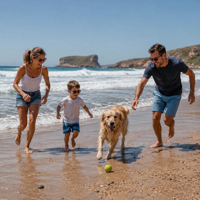 reportage photographique famille sur la plage
